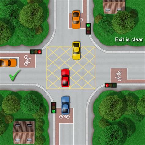 you may only enter a box junction when answer|why must you take great care when emerging from this junction.